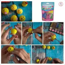 Massa De Eva Artesanato Massinha Para Modelar 10 Cores 50g! Cor Colorida Foto mini 3