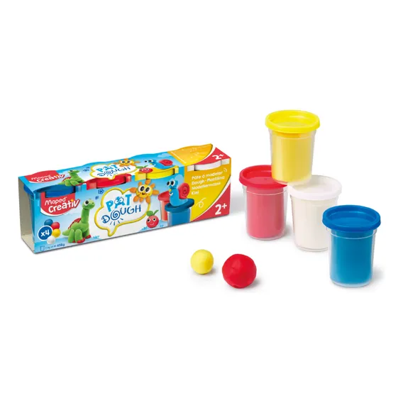 Massa De Modelar Standard Massinha 4 Potes Creative Maped Cor Azul Foto 1