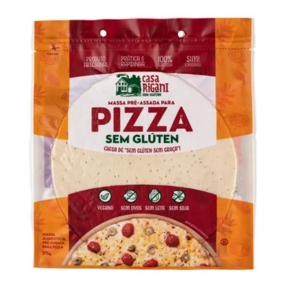 Massa De Pizza Casa Rigani Sem GlĂșten E Vegana Foto 1