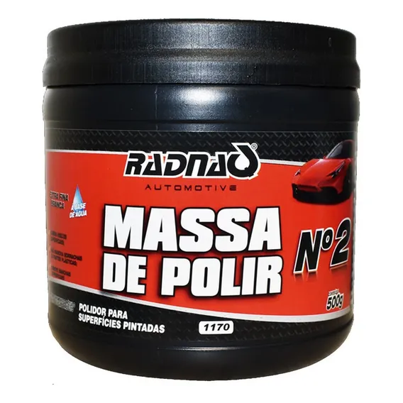 Massa De Polimento Automotivo Polir Brilho Intenso N2 500g Foto 1