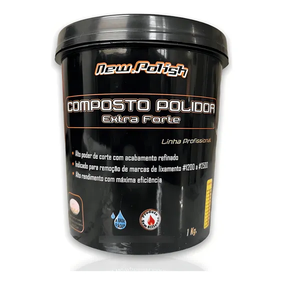 Massa De Polir Composto Polidor Extra Forte Corte 1kg Np Foto 1