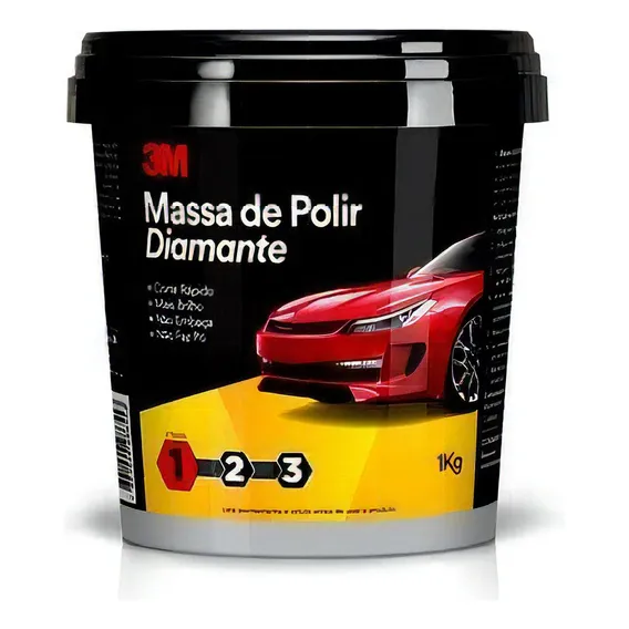 Massa De Polir Diamante 1kg 3m Foto 1