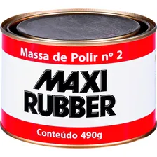Massa De Polir NÂș 2 Polimento Automotivo Maxi Rubber 490g Foto mini 1