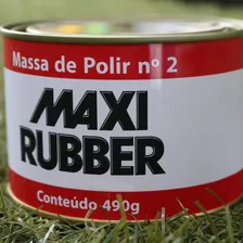 Massa De Polir NÂș 2 Polimento Automotivo Maxi Rubber 490g Foto mini 2