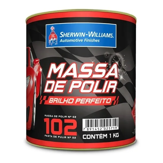 Massa De Polir N2 Automotiva 1kg Sherwin Williams 127v Foto 1