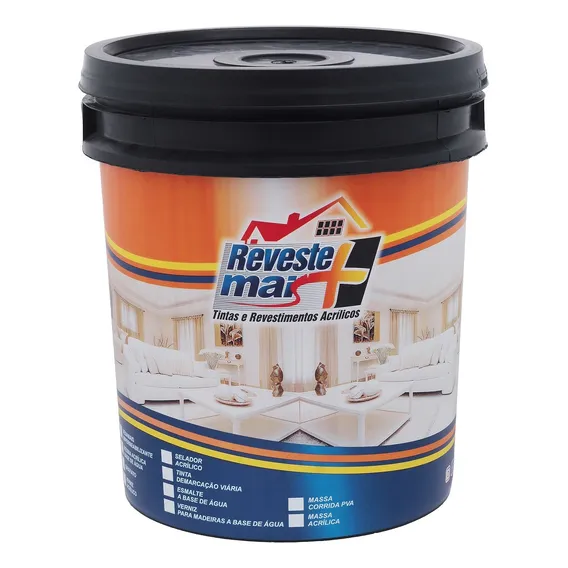 Massa Para Construção Reveste Mais Massa Acrílica Massa Acrílica Com Acabamento Acrilico Para Interior Foto 1