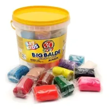 Massa Para Modelar Big Balde Art Kids 30 Massinhas 1.5 Kg Cor Branco Foto mini 3