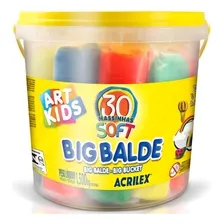 Massa Para Modelar Big Balde Art Kids 30 Massinhas 1.5 Kg Cor Branco Foto mini 4