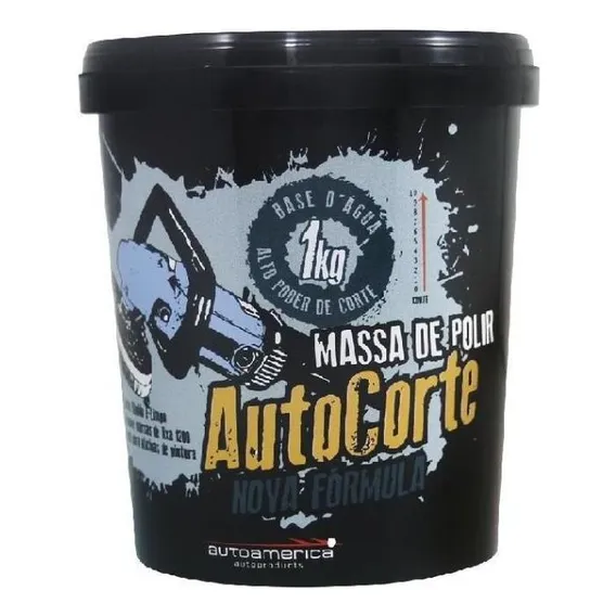 Massa Para Polir Autocorte 1kg Autoamerica N/a Foto 1