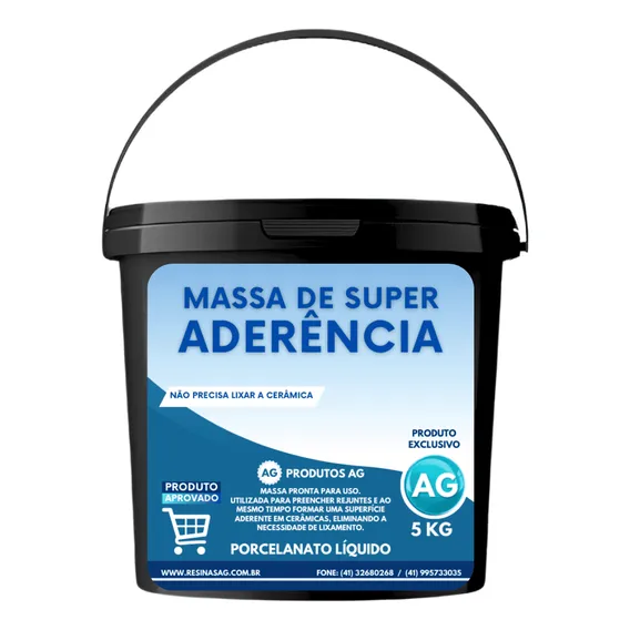 Massa Super Aderência Para Cerâmica 5kg Foto 1