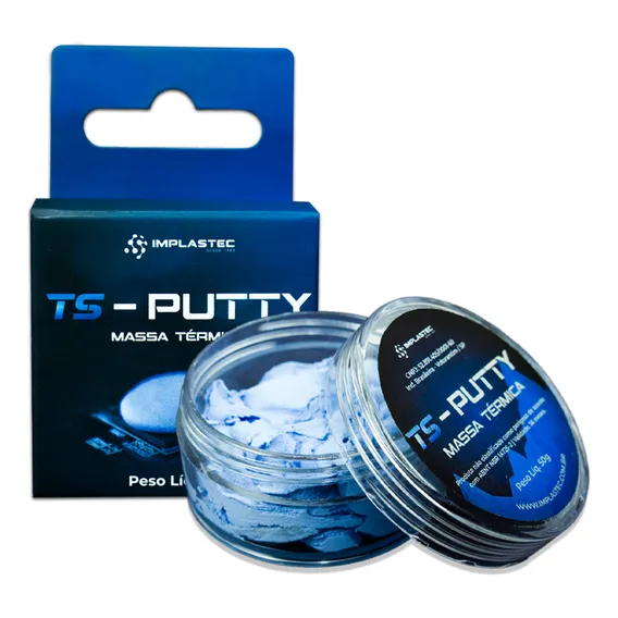 Massa Termica Implastec Ts-putty 50g 12,8 Wmk Foto 1