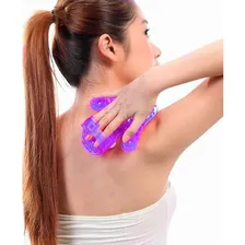 Massageador Corporal Luva Com 9 Esferas Bolas Aço Portátil Foto mini 3