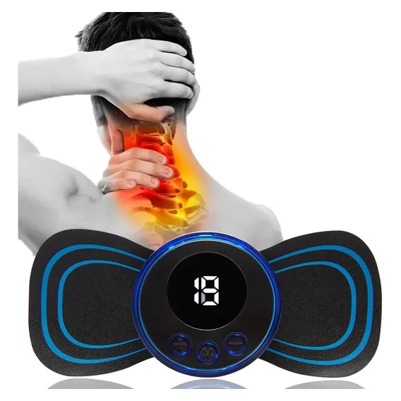 Massageador Elétrico Portátil Pelo Alivio De Dores Massageador Corporal Elétrico Massageador Elétrico Azul 110v/220v Foto 1