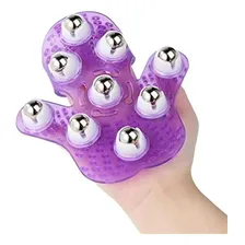 Massageador Luva Corporal Massagem Estética Manual 9 Esferas Foto mini  2