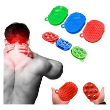 Massageador Luva Corporal SM Relaxamento Esfoliante Cor Azul Foto mini  3