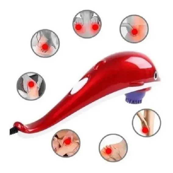 Massageador Profissional Corporal 110v Vermelho Foto 1