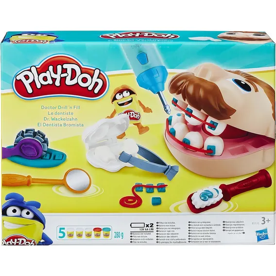 Massinha De Modelar Play Doh Dentista Hasbro Foto 1