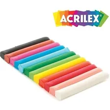 Massinha Massa De Modelar Acrilex Soft 12 Cores Foto mini 2