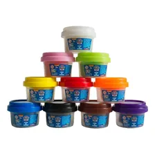 Massinha Patrulha Canina 10 Potes Da Alegria Infantil Cores Foto  mini 1