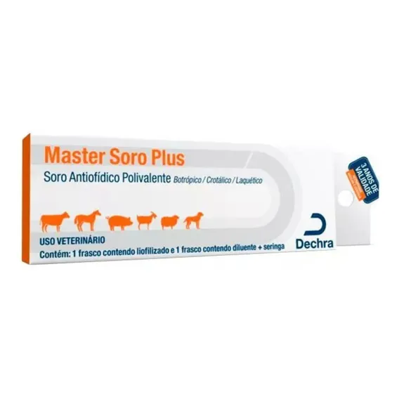 Master Soro Plus - Soro Anti - Ofidico Dechra Mais Completo Foto 1