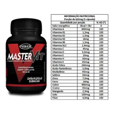 Master Vit - 90 Cápsulas - Power Supplements Foto mini 2