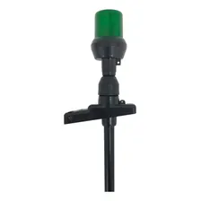 Mastro Alcançado Luz De Navegação Náutica Mastro Preto Com Lente Verde Lancha Barco Veleiro Iate Popa Fundeio Cais Atracação Mastro Náutico Seavix Porta Bandeira Foto mini  3
