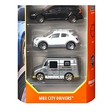 Matchbox Mbx City Drivers Pack Com 5 Carrinhos - Mattel Foto mini  2