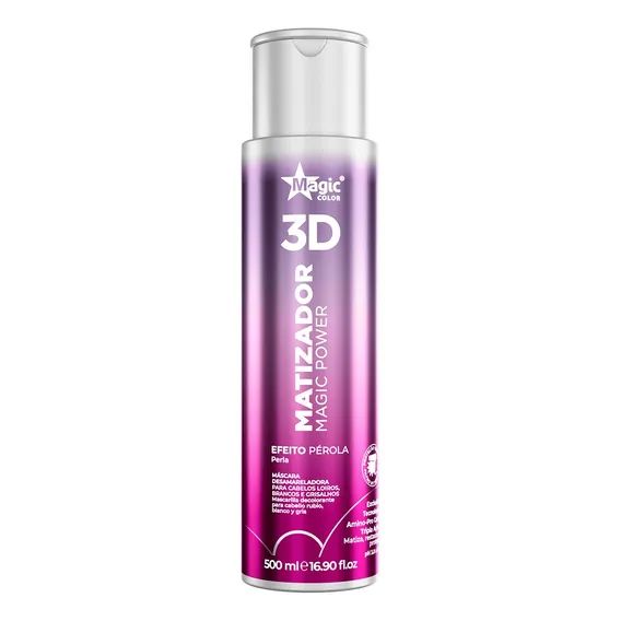 Matizador 3d Magic Color Efeito Pérola - Magic Power 300ml Tom MAGIC POWER - EFEITO PÉROLA Foto 1