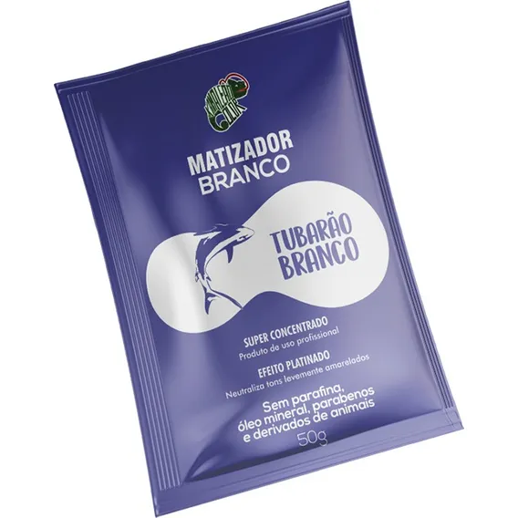 Matizador Branco Tubarão Branco Kamaleão Color 50g Tom Efeito Platinado Foto 1