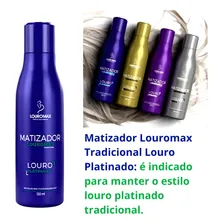 Matizador Louromax Tradicional, Black, Pérola, Blanco 150ml Tom Tradicional - Efeito Louro Platinado Foto mini 2