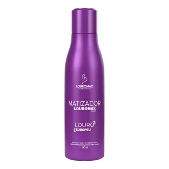 Matizador Louromax Tradicional, Black, Pérola, Blanco 150ml Tom Tradicional - Efeito Louro Platinado Foto 1