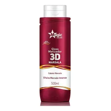 Matizador Marsala Vermelho 3d Magic Color - 500ml Foto mini 2