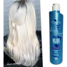Matizador Power Blond Blue Tr贸ia Hair 500ml Efeito Platinado Foto mini 2