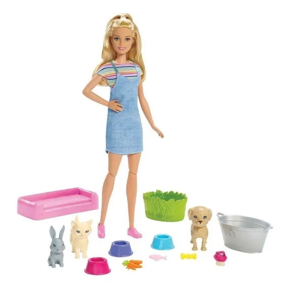 Mattel Barbie banho de cachorrinhos Foto 1