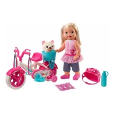 Mattel Little Mommy Boneca meu primeiro passeio Foto mini 1