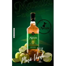 Matuta Cachaça Sabores Green Apple Maça Verde 1000 Foto mini 3