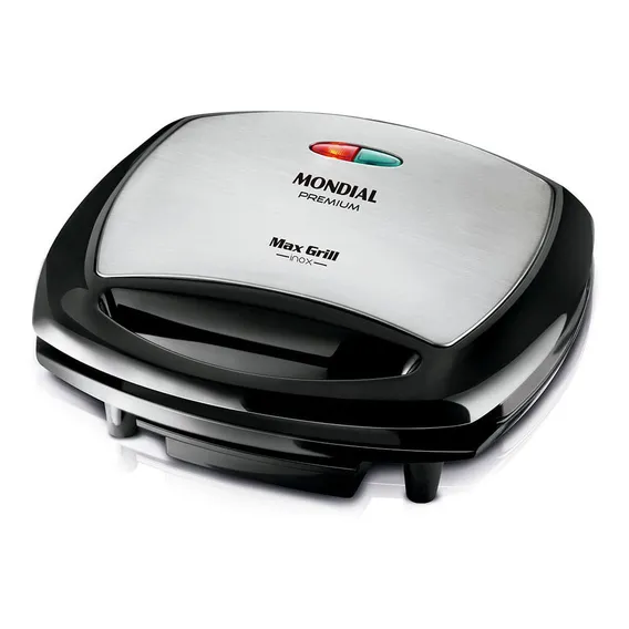 Max Grill Mondial G-07 Cor Preto E Inox 1200W 220V Foto 1
