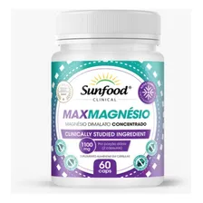 Max Magnesio Dimalato 1100mg 60 Capsulas Sunfood Foto  mini 1