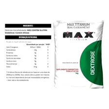 Max Titanium Dextrose - Suplemento em pó - Carboidratos Dextrose em sachê de 1kg Foto mini 4