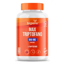 Max Triptofano, 860mg L-triptofano, 60 Cápsulas Gelatinosas, Bigens Foto  mini 1