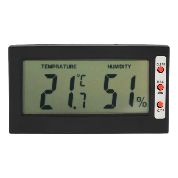 Maxpow Termometro Higrometro Lcd Digital Temperatura Foto 1