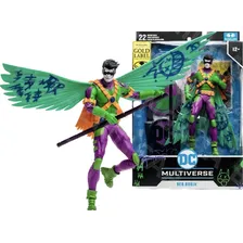 Mcfarlane Robin Vermelho (dc New 52) - Dc Multiverse Foto  mini 1