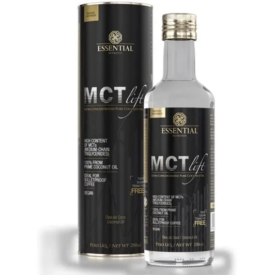 Mct Lift Garrafa Óleo De Coco 250ml - Essential Nutrition Foto 1