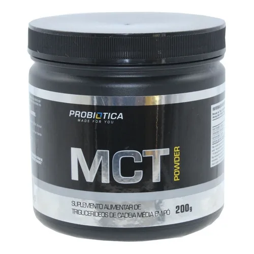 Mct Power Triglicerideos Cadeia Media Treino Probiotica 200g Sabor Sem sabor Foto 1