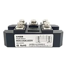 Mds100-16 Diodos Retificadores Ponte Trifásica 100a 1600v Foto mini  2