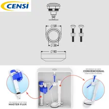 Mecanismo Reparo Caixa Acoplada Acionamento Superior Censi Foto mini 4