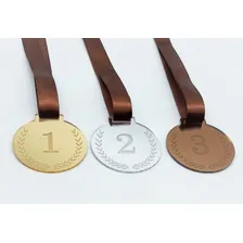 Medalha Campeão Premiação 1 2 E 3 Lugar Espelhada 7 Kits Foto mini 4