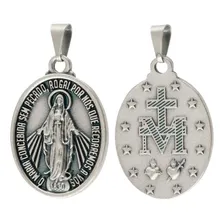 Medalha Milagrosa Grande Nossa Senhora Das Graças Pingente Foto mini 2