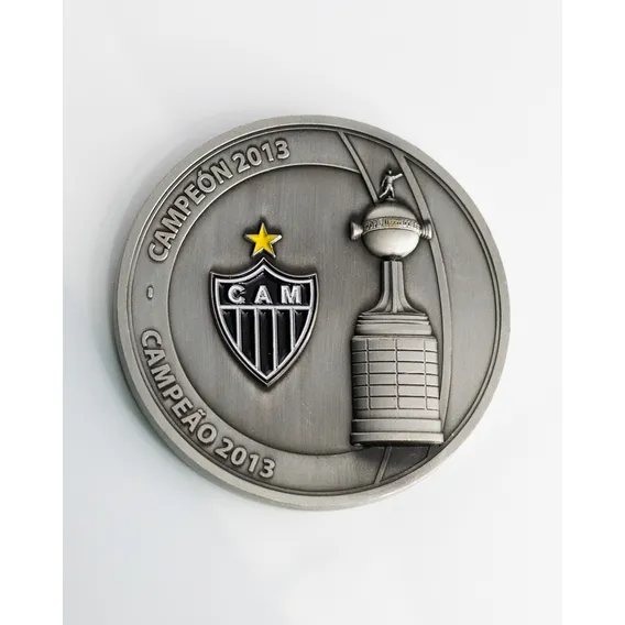 Medalhão Campeão Libertadores 2013 Atlético Mineiro Foto 1