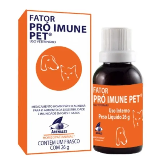 Medicamento Homeopático - Fator Pro Imune Pet - Arenales 26g Foto 1